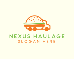 Burger Food Truck logo design