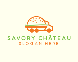 Burger Food Truck logo design