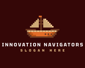 Sea Voyage Ship logo design