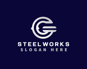Professional Steel Letter G logo