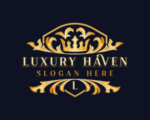 Royal Luxury Crown logo design