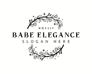 Elegant Boutique  Floral logo design