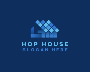 Roof Tiles House logo design