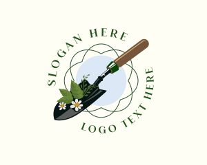 Flower Garden Trowel  Logo