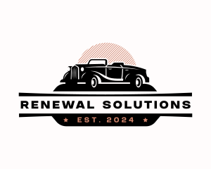 Elegant Car Restoration logo design