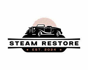 Elegant Car Restoration logo design