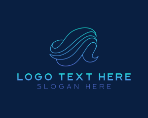 Creative Aquatic Wave logo