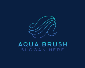 Creative Aquatic Wave logo design