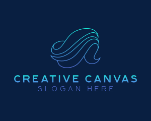 Creative Aquatic Wave logo design