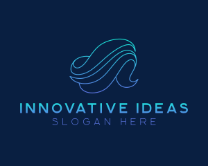 Creative Aquatic Wave logo design