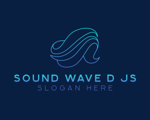 Creative Aquatic Wave logo design