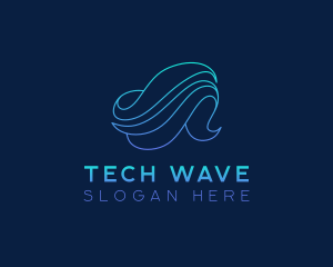 Creative Aquatic Wave logo design