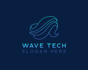 Creative Aquatic Wave logo design