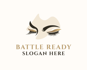 Gold Eyelashes Beauty logo