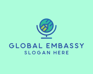 Online Global Teacher logo design