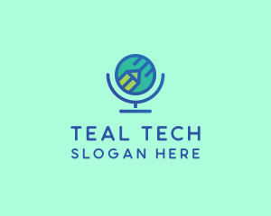 Online Global Teacher logo design