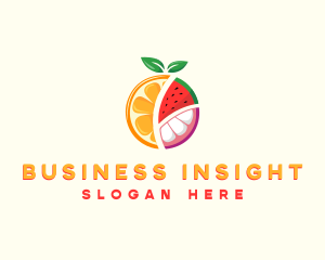 Tropical Fresh Fruit logo design