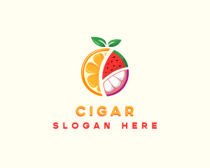 Tropical Fresh Fruit logo design