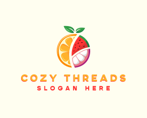 Tropical Fresh Fruit logo design