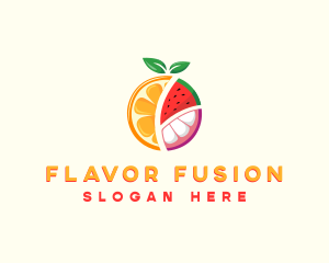 Tropical Fresh Fruit logo design