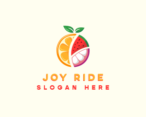 Tropical Fresh Fruit logo design