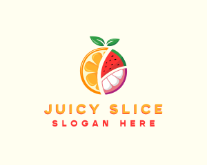 Tropical Fresh Fruit logo design