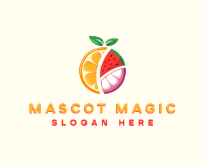 Tropical Fresh Fruit logo design