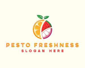 Tropical Fresh Fruit logo design