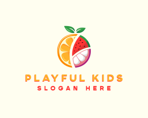 Tropical Fresh Fruit logo design