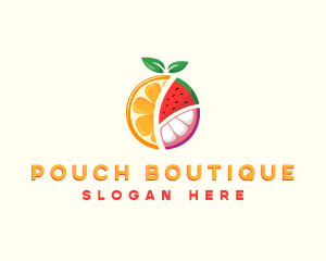 Tropical Fresh Fruit logo design