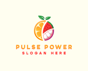 Tropical Fresh Fruit logo design