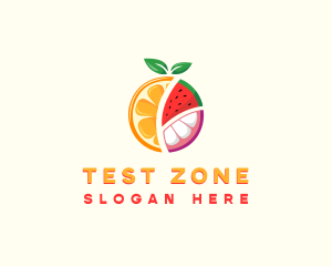 Tropical Fresh Fruit logo design