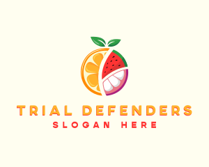 Tropical Fresh Fruit logo design