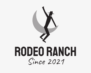 Cowboy Moon Rodeo  logo design