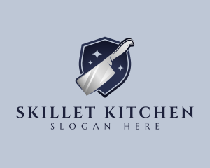 Kitchen Kleaver Knife logo design