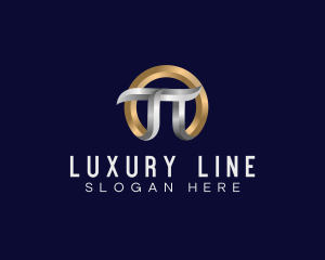 Luxury Premium Pi logo design