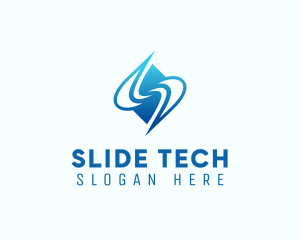 Tech Company Letter S logo design