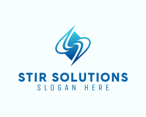 Tech Company Letter S logo design