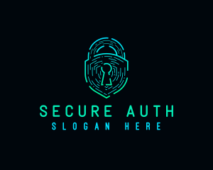 Digital Security Lock logo design