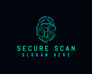 Digital Security Lock logo design