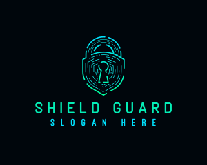 Digital Security Lock logo design