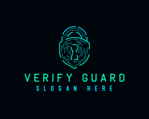 Digital Security Lock logo design