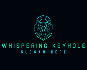 Digital Security Lock logo design