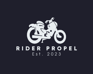 Transportation Motorcycle Rider logo