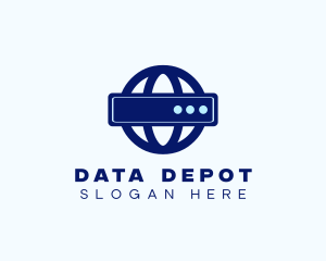 Global Server Data logo design