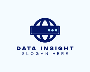 Global Server Data logo design