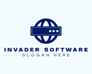 Global Server Data logo design