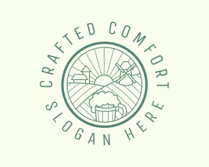 Beer Valley Countryside logo design