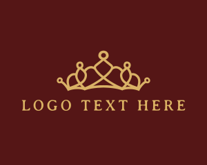 Ornate Crown Tiara Logo