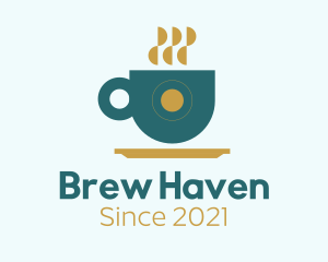 Modern Coffee Cup logo design